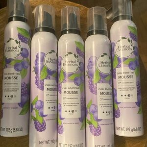 Herbal Essences Curl Boosting Mousse 6.8oz new never used lot of 5